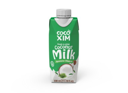 cocoxim coconut drink with matcha flavor