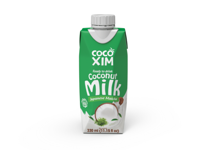 cocoxim coconut drink with matcha flavor