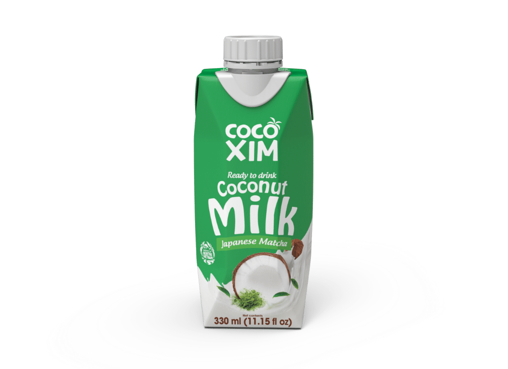 cocoxim coconut drink with matcha flavor